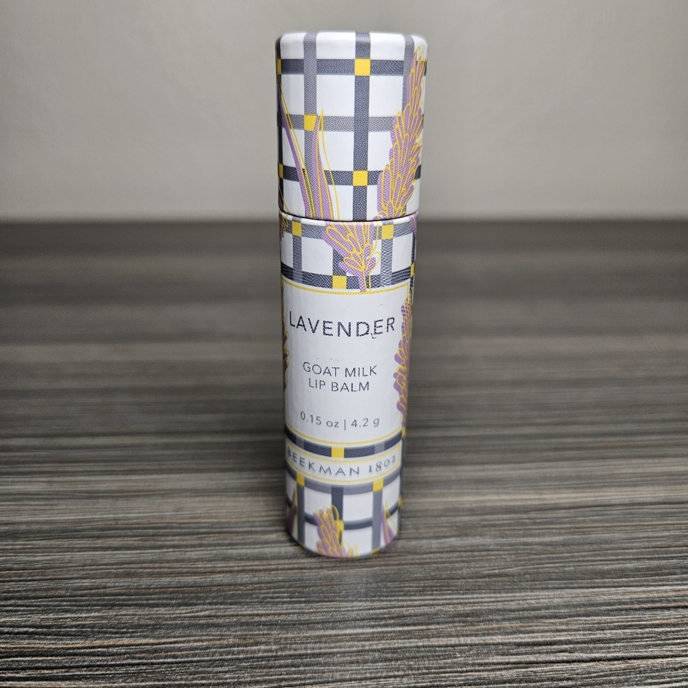 Beekman 1802 Lavender Goat Milk Lip Balm .15oz New